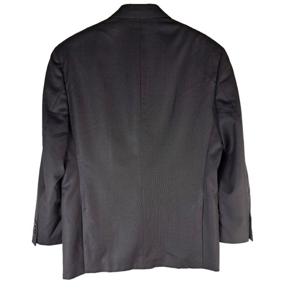 Mens Tasso Elba Blazer Sports Coat Super 140s Wool Brown Korea Career 40R - Picture 7 of 8